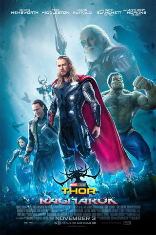 Affiche du film Thor 3 Ragnarok (US)