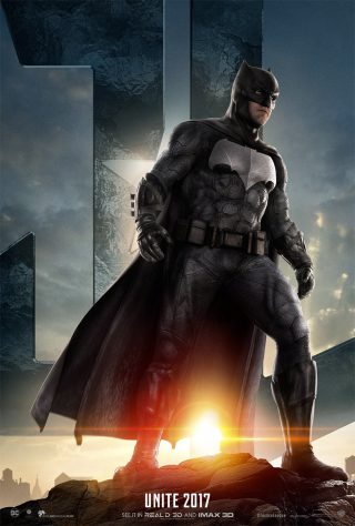 Affiche du film Justice League personnage Batman (version USA)