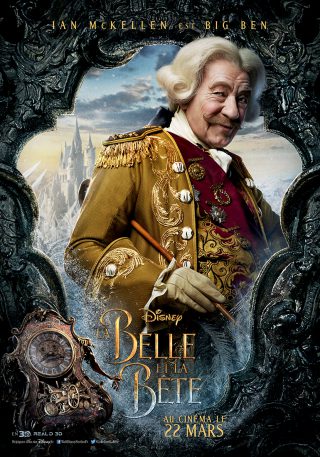 Affiche du film La Belle et la Bête Personnage BigBen