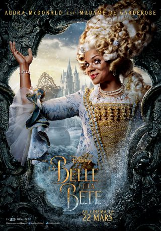 Affiche du film La Belle et la Bête Personnage Madame De Garderobe