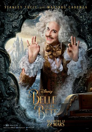 Affiche du film La Belle et la Bête Personnage Maestro Cadenza