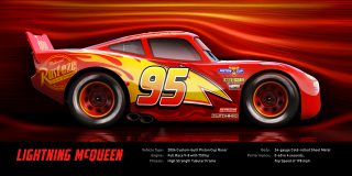 CARS 3 Photo personnage Flash Mc Queen