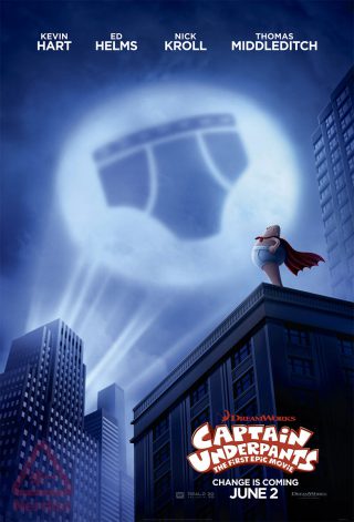 Affiche du film Captain Underpants the first epic movie (US)